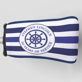 Marine Blauwe Kapiteinsstuur Dienstjaren Pensioen Golfheadcover