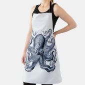 Marine blauwe octopus illustratie door Ernst Haeck Schort (Insitu)