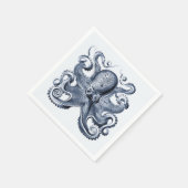 Marine blauwe octopus illustratie door Ernst Haeck Servet (Hoek)