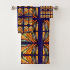 Marine Blauwe Woestijn Inspiratie Bad Handdoek