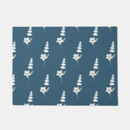 Marine Bloemen Boheems Botanisch Patroon Deurmat