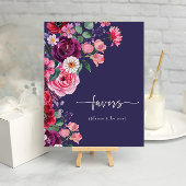 Marine Bloemen Favorieten Trouwen Poster