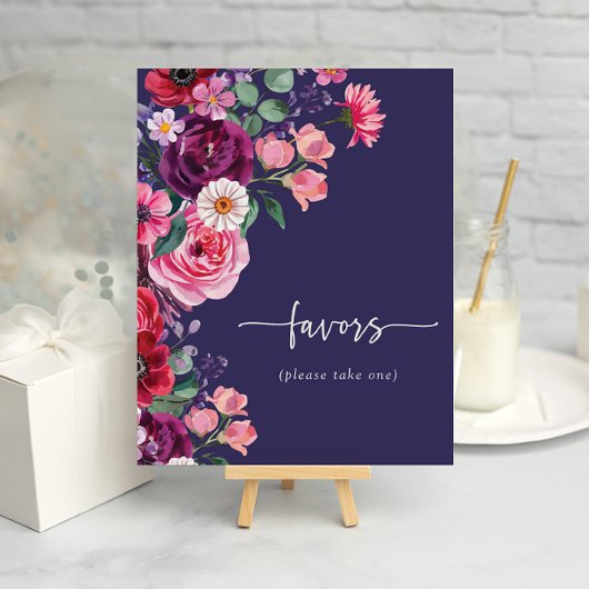 Marine Bloemen Favorieten Trouwen Poster