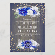 Marine Bloemen Rustieke Bruiloft