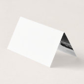 marine bloemengoud script foto gevouwen dank u kaart (Achterkant)