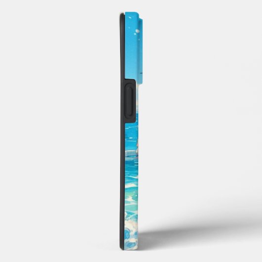 Marine Blue Girl Case-Mate iPhone Case (Achterkant / Rechts)