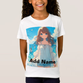 Marine Blue Girl  T-shirt