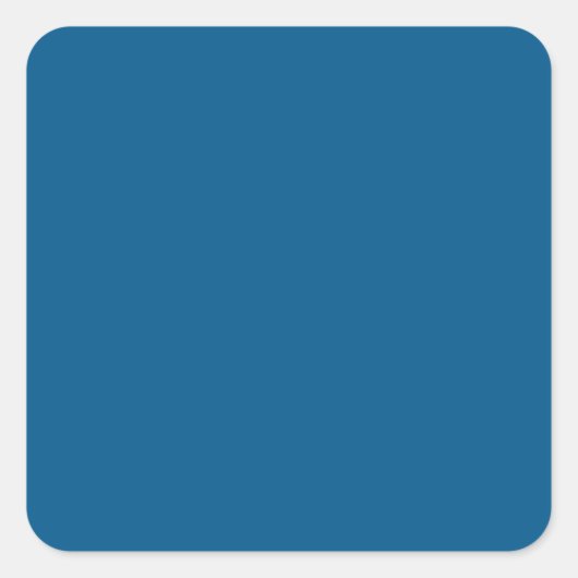 Marine Blue hex code 00558B Vierkante Sticker (Voorkant)