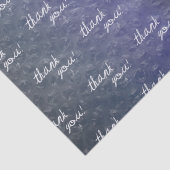 Marine Blues Bubble Wrap Reseller Dank u Tissuepapier (Detail)