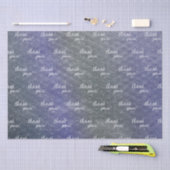 Marine Blues Bubble Wrap Reseller Dank u Tissuepapier (Craft)