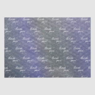 Marine Blues Bubble Wrap Reseller Dank u Tissuepapier