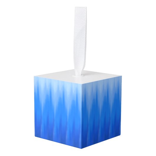 Marine Blues Ombre Wave tissue box Decoratie (Voorkant hoekig)