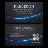 Marine Boat Detailing QR Code Visitekaartje