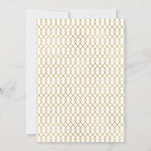 Marine + Bourgogne + Gouden Bloemen bruiloft uitno Kaart (Achterkant)