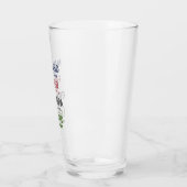 Marine Bourgondische echtgenoot vader opa legende Glas (Links)