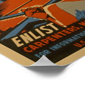 Marine - bouwers poster (Hoek)