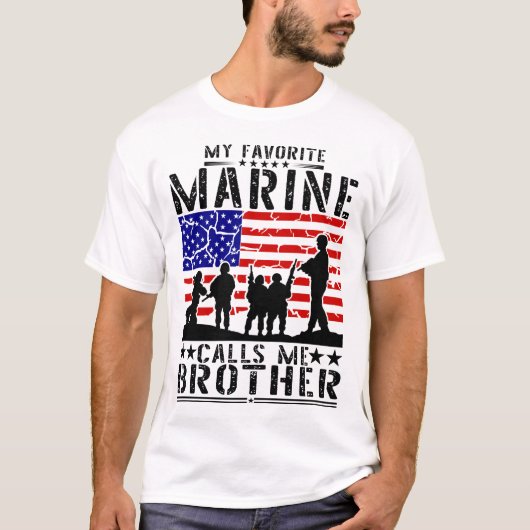 Marine Brother T-shirt (Voorkant)