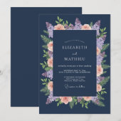 Marine Bruidsbloem Laureaat Kaart (Voorkant / Achterkant)