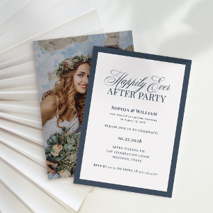 Marine Bruiloftsfeest na een Elopement Kaart