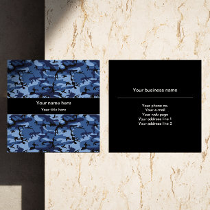 Marine camouflage, Blauwe Camouflage, Militair, Le Vierkante Visitekaartje