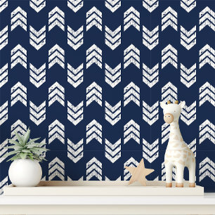 Marine Chevron Pijl Behang