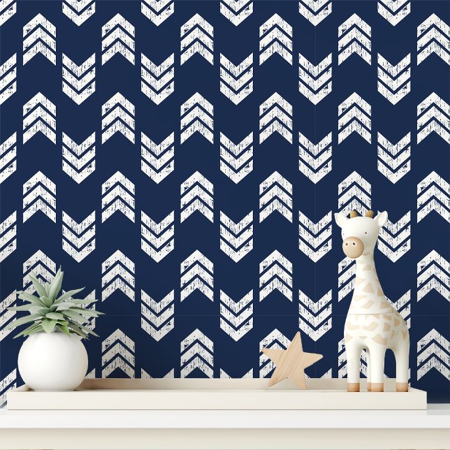 Marine Chevron Pijl Behang (Creator heeft geüpload)
