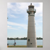 Marine City Lighthouse Poster (Voorkant)