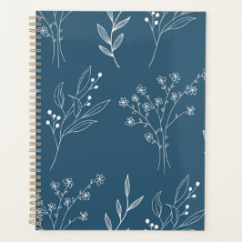 Marine Corner Floral Boho Bruiloft Planner