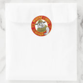 Marine Corp Oma Ronde Sticker (Tas)