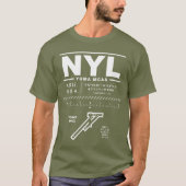 Marine Corps Air Station MCAS Yuma NYL T-shirt (Voorkant)