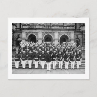Marine Corps Band, begin jaren 1900 Briefkaart