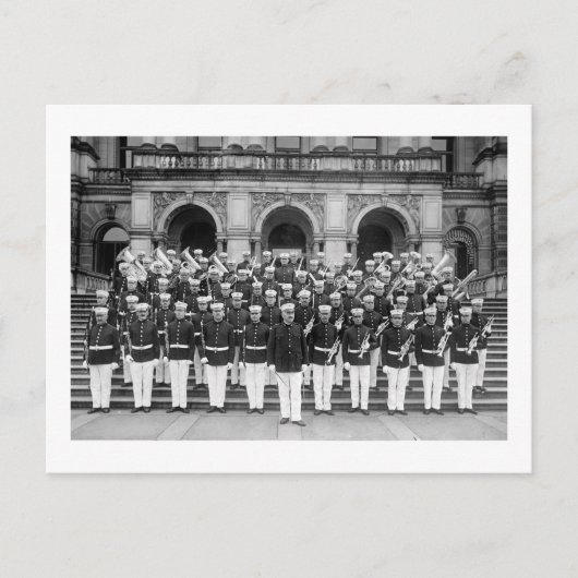Marine Corps Band, begin jaren 1900 Briefkaart (Voorkant)