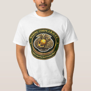 Marine Corps JROTC Cadet's Brain Embleem T-shirt
