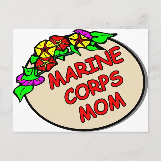 Marine Corps Ma Plaque Briefkaart (Voorkant)