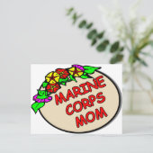 Marine Corps Ma Plaque Briefkaart (Staand voorkant)