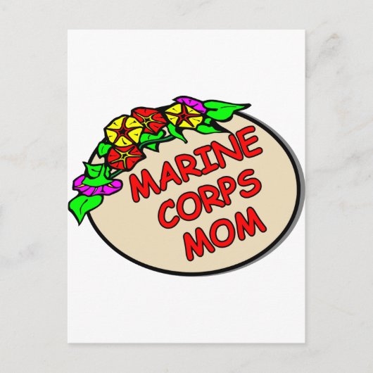 Marine Corps Ma Plaque Briefkaart (Voorkant)