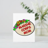 Marine Corps Ma Plaque Briefkaart (Staand voorkant)