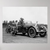 Marine Corps Motorcycle, 1920s Poster (Voorkant)