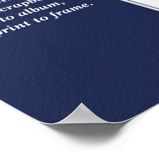 Marine Corps Scrapbook Photo Page Poster (Hoek)