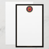 Marine Corps Seal Briefpapier (Voorkant / Achterkant)