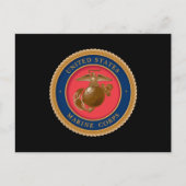 Marine Corps Seal Feestdagenkaart (Voorkant)