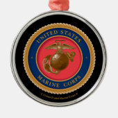 Marine Corps Seal Metalen Ornament (Voorkant)