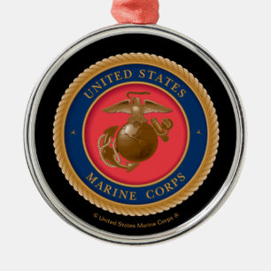 Marine Corps Seal Metalen Ornament