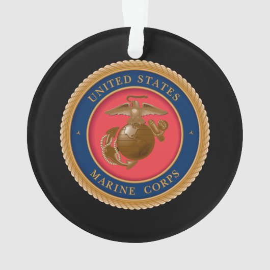 Marine Corps Seal Ornament (achterkant)