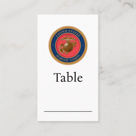 Marine Corps Seal Plaatskaartje (Voorkant)