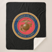 Marine Corps Seal Sherpa Deken (Voorkant)