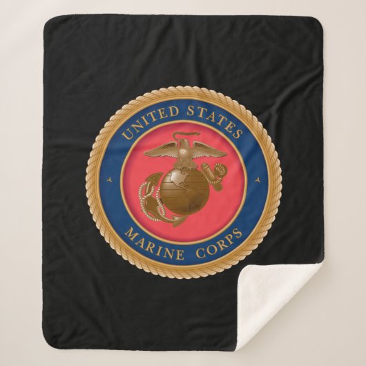 Marine Corps Seal Sherpa Deken (Voorkant)