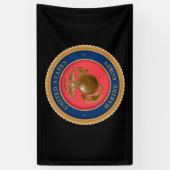 Marine Corps Seal Spandoek (Verticaal)