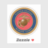 Marine Corps Seal Sticker (Vel)