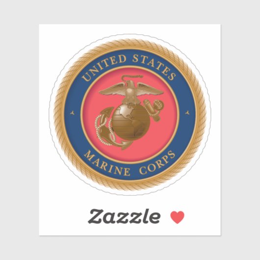 Marine Corps Seal Sticker (Vel)